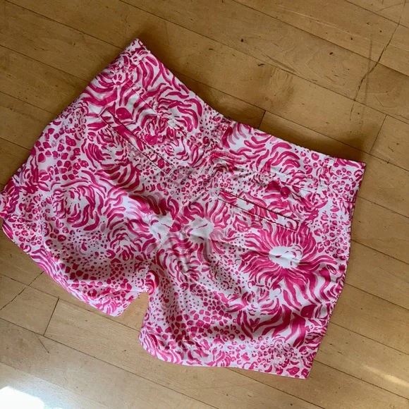 Lilly Pulitzer Pink Callahan shorts, 00, GD1108 - Picture 6 of 6